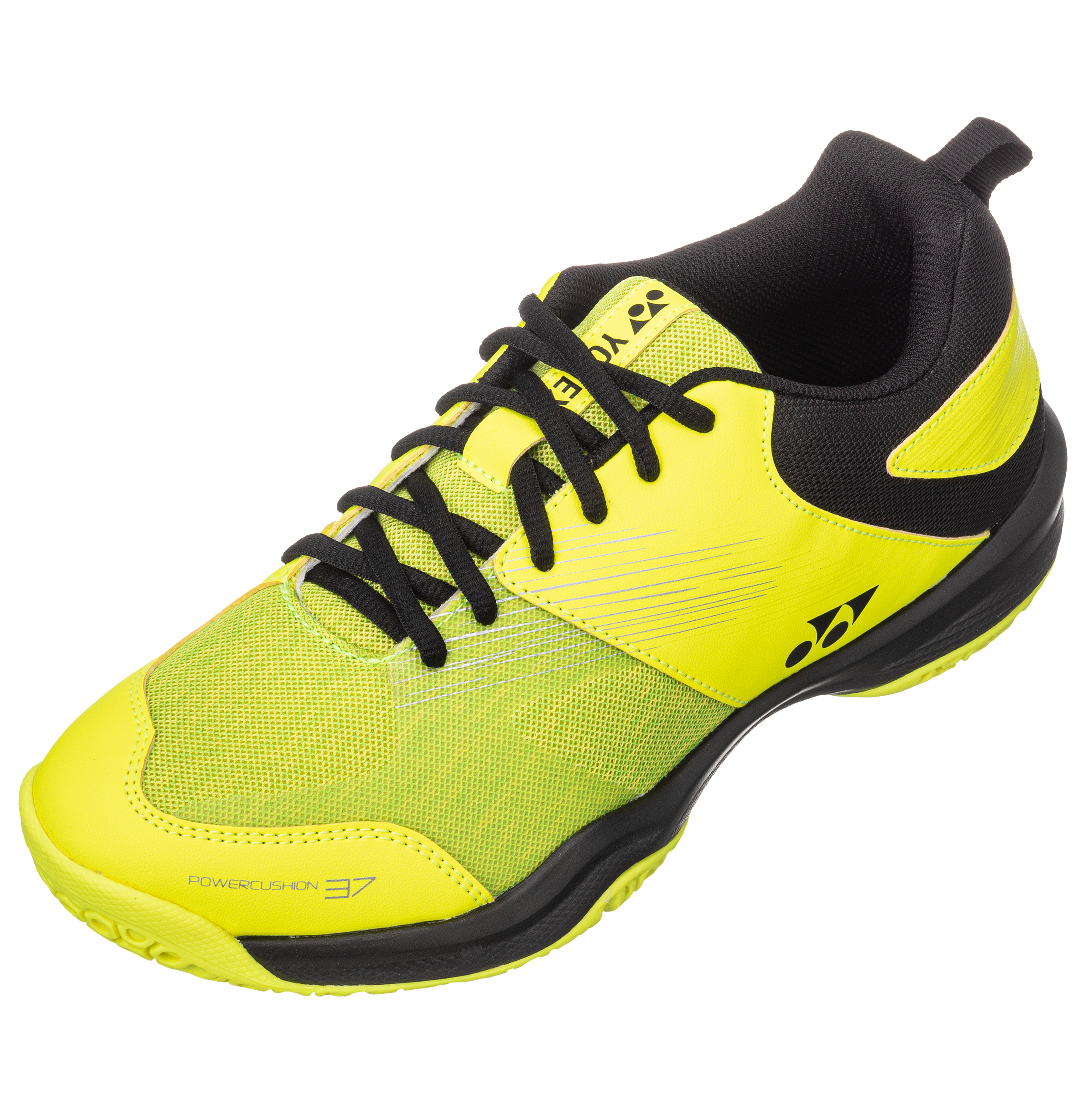 Yonex POWER CUSHION 37 Badminton Shoes SHB37, Bright Yellow, Unisex